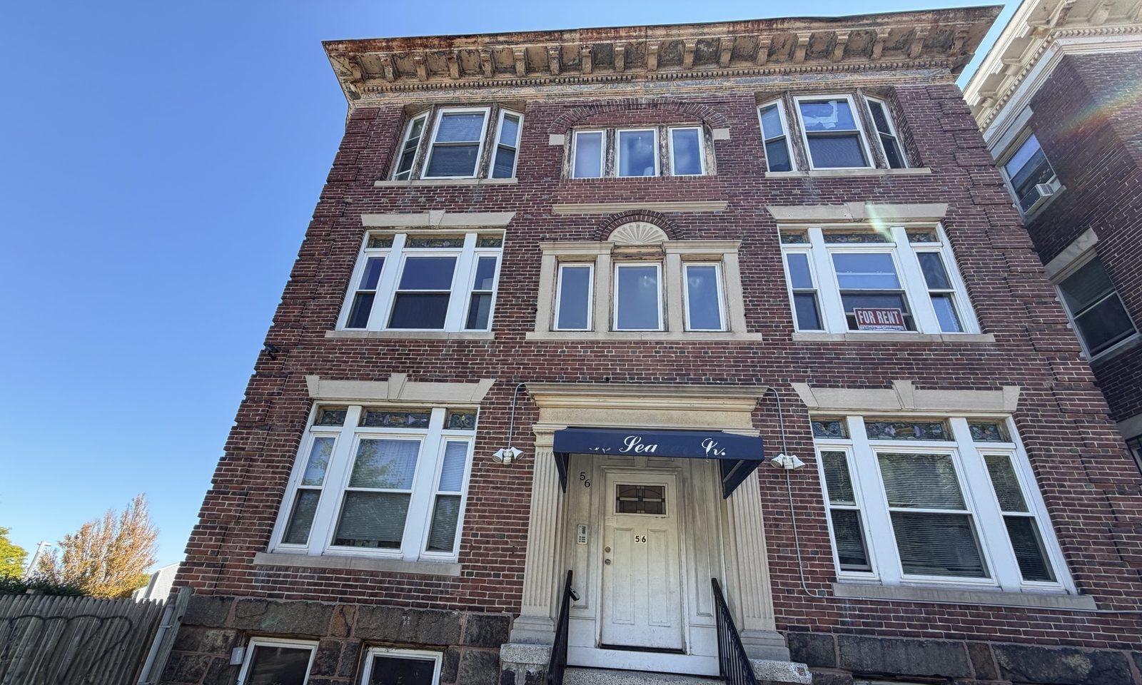 Front entrance of 56 Seaver Street